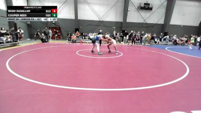 Junior FS - 157 lbs Champ. Round 1 - Noah Saqallah, Washington vs Cooper Nees, Port Angeles Wrestling Club