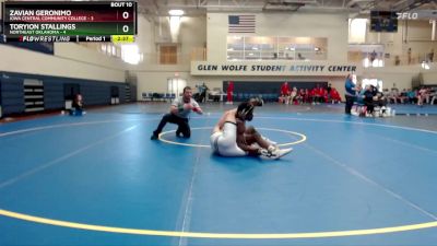 141 lbs Finals (8 Team) - Toryion Stallings, Northeast Oklahoma vs Zavian Geronimo, Iowa Central Community College