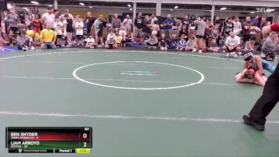 80 lbs Round 1 (8 Team) - Liam Arroyo, M2TCNJ vs Ben Snyder, Terps Xpress ES