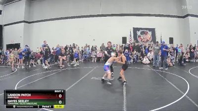 80 lbs Champ. Round 1 - Landon Patch, Hard Rock vs Hayes Seeley, Tomahawk Youth Wrestling