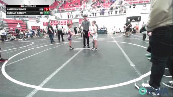 85 lbs Consolation - Anthony Stewart II, Del City Little League Wrestling vs Granger Howell, Tecumseh Youth Wrestling