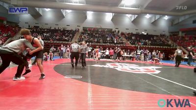 140 lbs Consi Of 4 - Cason Palidar, R.A.W. vs Jalynn Roberson, Heat