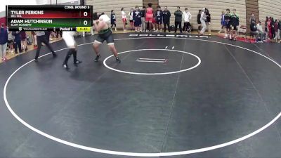 285 lbs Cons. Round 3 - Tyler Perkins, Del Sol vs Adam Hutchinson, SLAM Academy