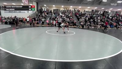 100 lbs Quarterfinal - Davis Westendorf, Immortal Athletics WC vs Kai Weiss, Open Mats