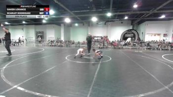 54 lbs 5th Place - Oaken Lorance, Sanderson Wr Ac vs Scarlet Rodriguez, Mantanona TC