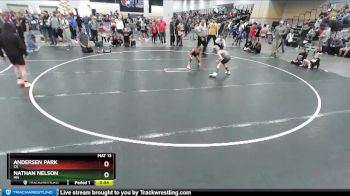 63 lbs Cons. Round 4 - Nathan Nelson, MN vs Andersen Park, CA