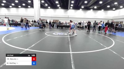 144 lbs 1/4 Final - Mihai Necula, Ga vs Max Wolfley, Tn