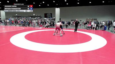 215 lbs Cons. Round 3 - Joaquin Capra, KS vs Bryson Poindexter, OK