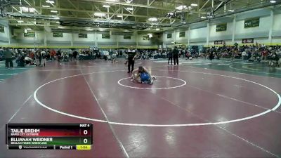 3rd Place Match - Tailie Brehm, Rapid City Extreme vs Ellianah Weidner, Beulah Miner Wrestling