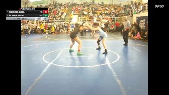 130 lbs Cons. Semi - Brianna Ball, Tigers vs Alayna Ellis, Hamilton