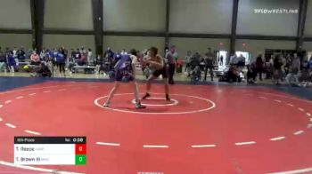 140 lbs 5th Place - Tyler Reece, Lumpkin County Park And Rec vs Timothy Brown III, Hornets Wrestling Club