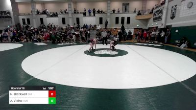 157 lbs Round Of 16 - Nolan Blackwell, Carver vs Anthony Vieira, Taunton