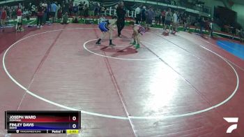 132 lbs Champ. Round 1 - Joseph Ward, Montana vs Finley Davis, Idaho