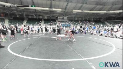 60 lbs Rr Rnd 1 - Wesley Garza, Sperry Wrestling Club vs Myles Gibson, Shelton Wrestling Academy