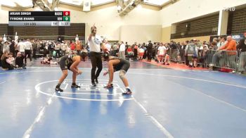 131 lbs Final - Arjan Singh, Mat Assassins White - ESE vs Tyrone Evans, Revival X