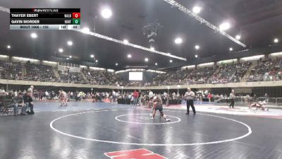 150 lbs Quarterfinal - Thayer Ebert, Walnutport vs Gavin Morder, Huntingdon