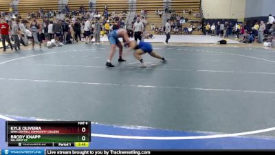 285 lbs Cons. Round 4 - Brody Knapp, MN-West CC vs Kyle Oliveira, Iowa Central Community College