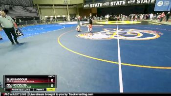 49 lbs Champ. Round 1 - Elias Baddour, Team Scorpion Wrestling Club vs Martin Mathis, Moses Lake Wrestling Club