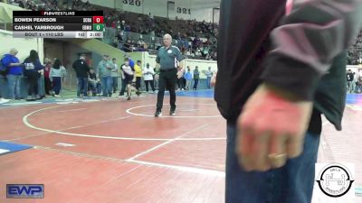 110 lbs Round Of 64 - Bowen Pearson, Scrap Yard Training vs Cashel Yarbrough, Edmond North