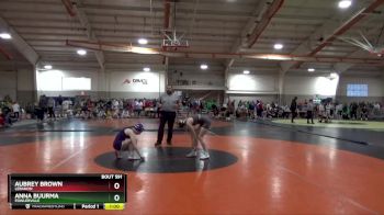 105 lbs Cons. Round 4 - Anna Buurma, Fowlerville vs Aubrey Brown, LEBANON