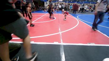 49 lbs Quarterfinal - Caid Wright, Caney Valley Wrestling vs Tiana Byrne, Miami Takedown Club