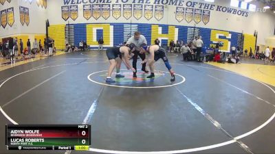 190 lbs Cons. Round 3 - LUCAS ROBERTS, North Port H.S. vs Aidyn Wolfe, Riverview (Riverview)