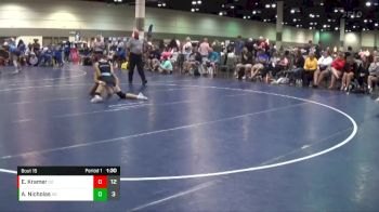 115 lbs Round 2 (16 Team) - Evelyn Kramer, Iowa Minion Nation vs Alexis Nicholas, Diamond Fish