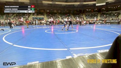 88 lbs Round Of 32 - Raige Morrison, Neighborhood Wrestling Club vs Landon Owens, Team Donahoe