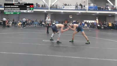 157 lbs Round Of 64 - Oliver Grahman, Bucknell - UnAttached vs Cooper Rathburn, Naval Academy