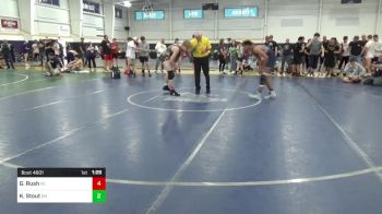 160-C lbs Round Of 16 - Gabriel Rush, SC vs Kamden Stout, OH