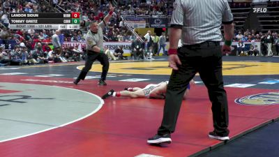 121 lbs Final - Landon Sidun, Norwin vs Tommy Gretz, Connellsville