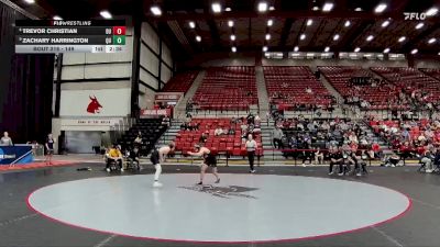 149 lbs Cons. Round 3 - Trevor Christian, Drury vs Zachary Harrington, Quincy