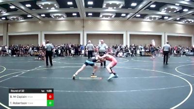 95 lbs Round Of 32 - Braydon Merrill-Zapiain, Vegas Sport WC vs Tate Robertson, Team H20s