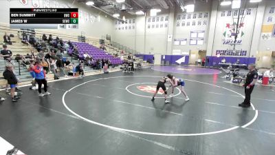 100 lbs Round 6 (8 Team) - Ben Summitt, Brentwood Wrestling Club vs James W, Sumner County Wrestling Club