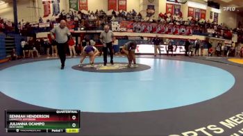 110 lbs Quarterfinal - Julianna Ocampo, New Haven vs Senniah Henderson, Lafayette Jefferson