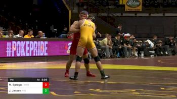149 lbs Michael Sprague, American vs Jaron Jensen, Wyoming