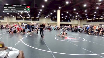 85 lbs Cons. Round 1 - Carroll Tallent, Rabbit Wrestling Club vs Eric Thompson, Team Clay