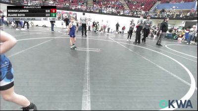 40 lbs Consi Of 4 - Rowan Larsen, Blue Devil Wrestling vs Blaire Boyd, Standfast