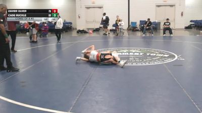 95 lbs Consi Of 8 #2 - Zavier Olver, PA vs Cade Ruckle, NV