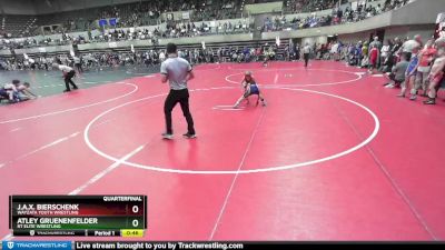 75 lbs Quarterfinal - J.a.x. Bierschenk, Wayzata Youth Wrestling vs Atley Gruenenfelder, RT Elite Wrestling