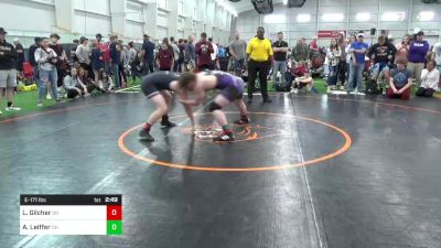 E-171 lbs Consi Of 16 #2 - Lincoln Gilcher, OH vs Andrew Leiffer, OH