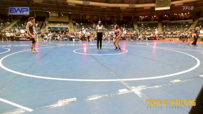 100 lbs Quarterfinal - Serena Trujillo, Bison Takedown Club vs Elissa Cruz, Scrap Yard Training