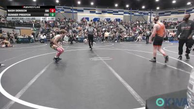 110 lbs Semifinal - Nash Denison, Cowboy Wrestling Club vs Gunner Preston, Enid Youth Wrestling Club