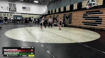 80 lbs Quarterfinal - William Martin, Mountain Home Middle School vs Brendon Collins, Fremont Middle School