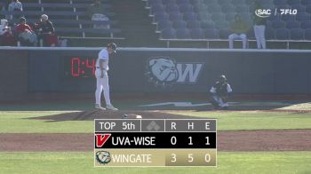 Replay: UVA Wise vs Wingate - DH | Feb 14 @ 3 PM