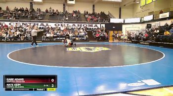 141 lbs Quarterfinal - Nate Keim, Central Oklahoma vs Gabe Adams, Kentucky Wesleyan