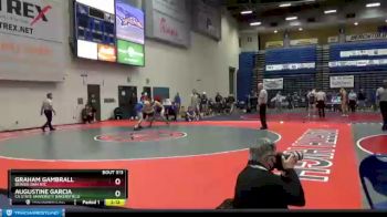 165 lbs Cons. Semi - Graham Gambrall, Beaver Dam RTC vs Augustine Garcia, CA State University Bakersfield