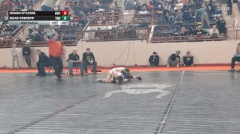 135_B lbs 3rd Place - Ronan Hyldahl, Maplewood vs Silas Corcetti, Franklin Regional