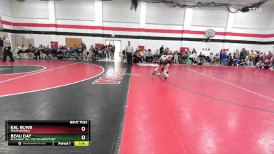 85 lbs Semifinal - Beau Day, Pleasant Hill Youth Wrestling vs Kal Ruwe, Team Central