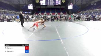 120 lbs Cons 16 #1 - Tas Storer, California vs Keagan Sieracki, Texas